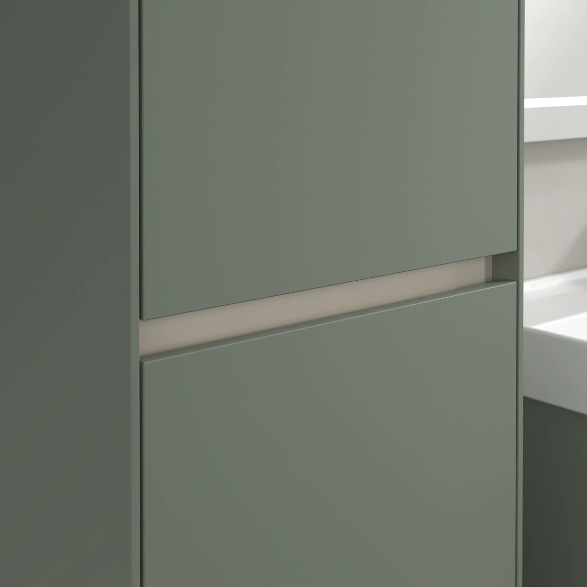 Villeroy & Boch Hochschrank mit Wäschekorb „Collaro“ 45,4 × 153,8 × 34,9 cm ohne Beleuchtung, Anschlag links, 1 Tür Villeroy & Boch Hochschrank mit Wäschekorb „Collaro“ 45,4 × 153,8 × 34,9 cm ohne Beleuchtung, Anschlag links, 1 Tür