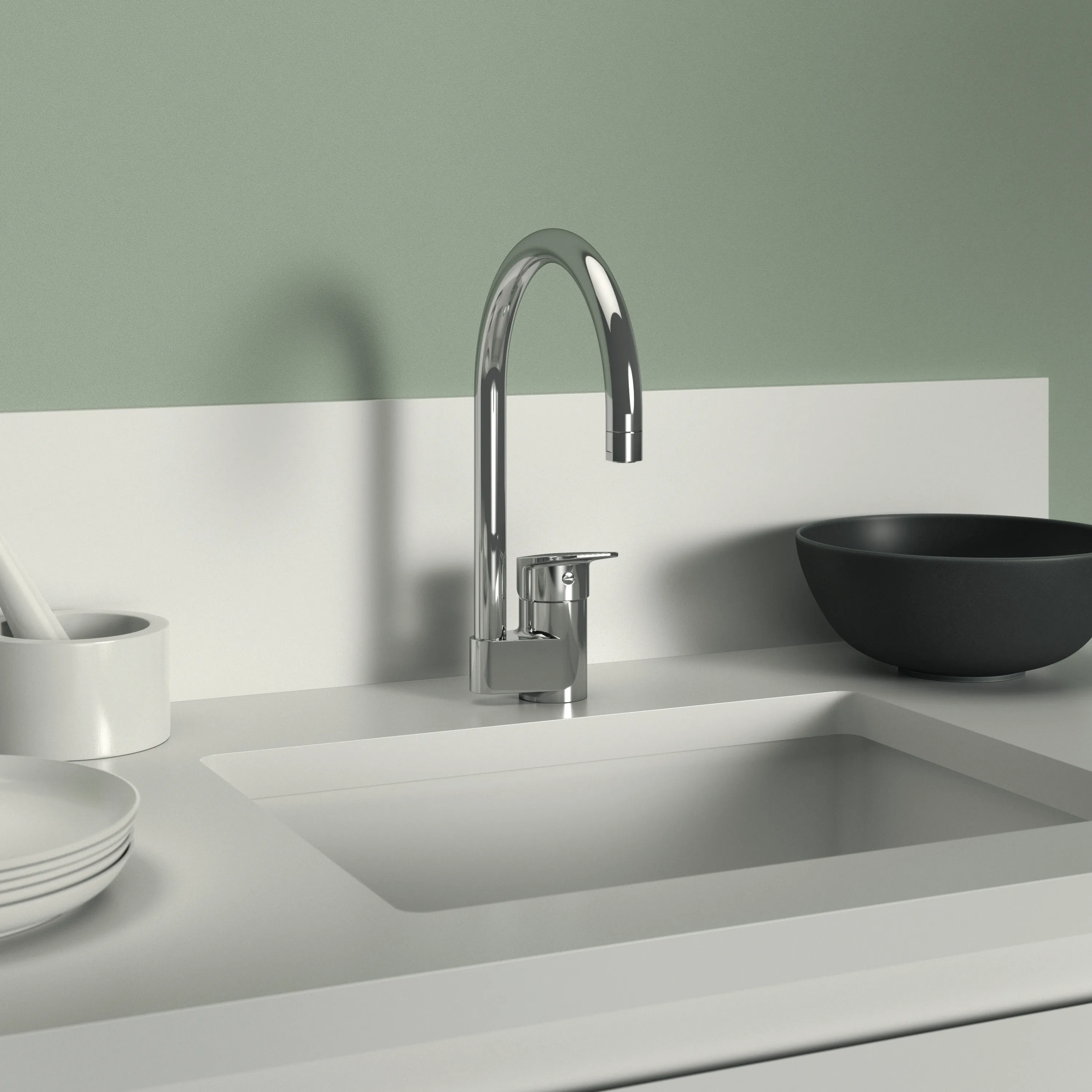 Ideal Standard Küchenarmatur Ceraplan BD339AA Ausladung 200mm Chrom Ideal Standard Küchenarmatur Ceraplan BD339AA Ausladung 200mm Chrom