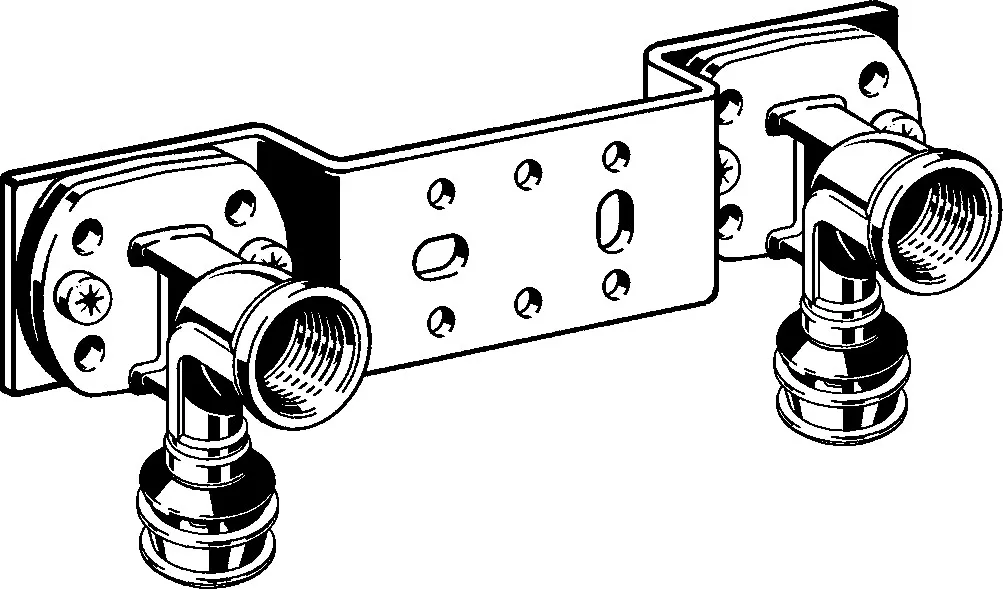 Viega „Raxofix“ Montageeinheit verzinkt 16 mm × 1/2″ × 150 mm Viega „Raxofix“ Montageeinheit verzinkt 16 mm × 1/2″ × 150 mm