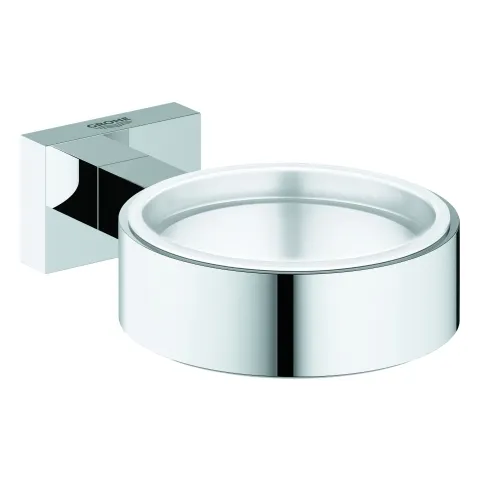 Halter Essentials Cube 40508_1, für Glas/Seifenschale/Seifenspender, chrom Halter Essentials Cube 40508_1, für Glas/Seifenschale/Seifenspender, chrom