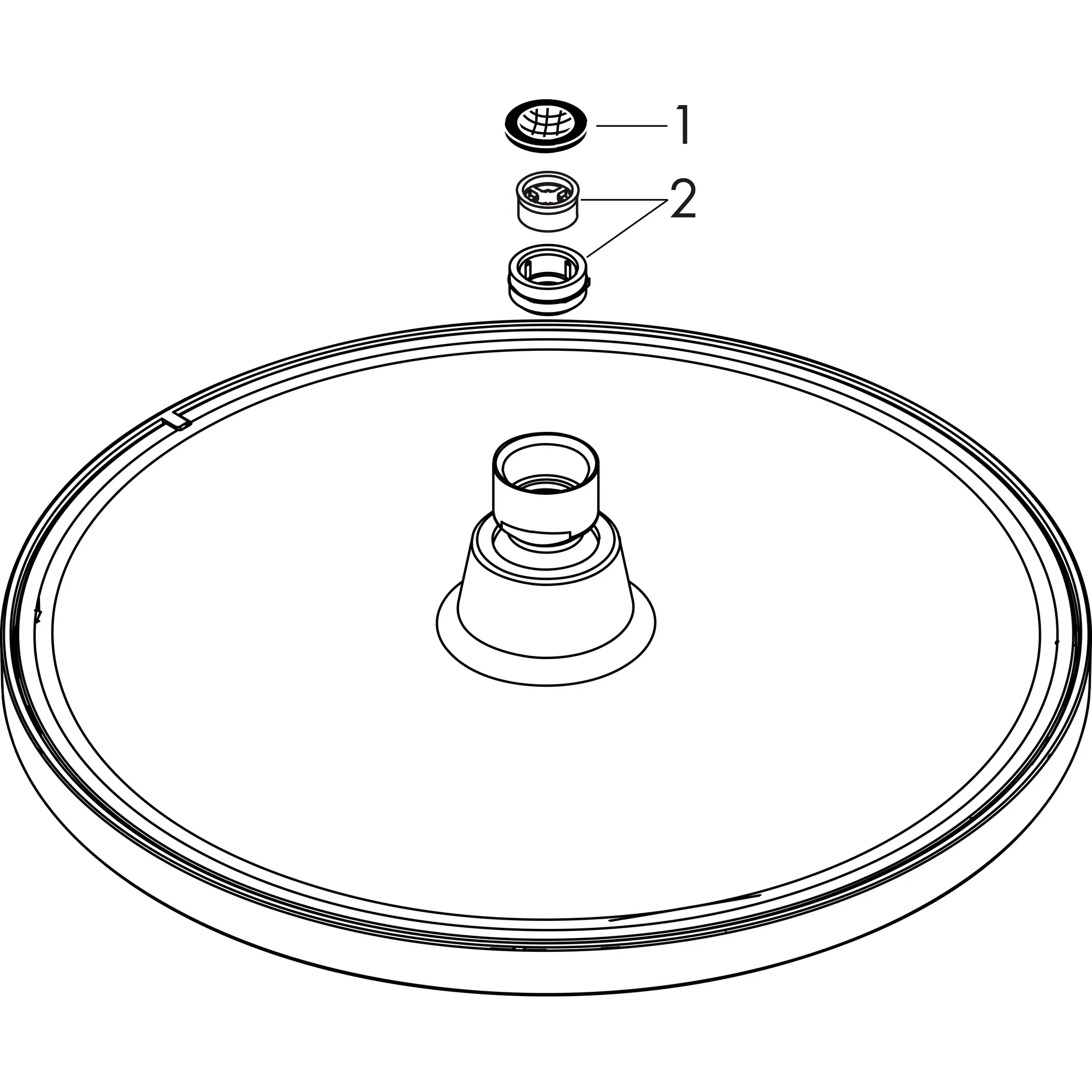 Hansgrohe Crometta S Kopfbrause 240 1jet EcoSmart, Mattschwarz Hansgrohe Crometta S Kopfbrause 240 1jet EcoSmart, Mattschwarz