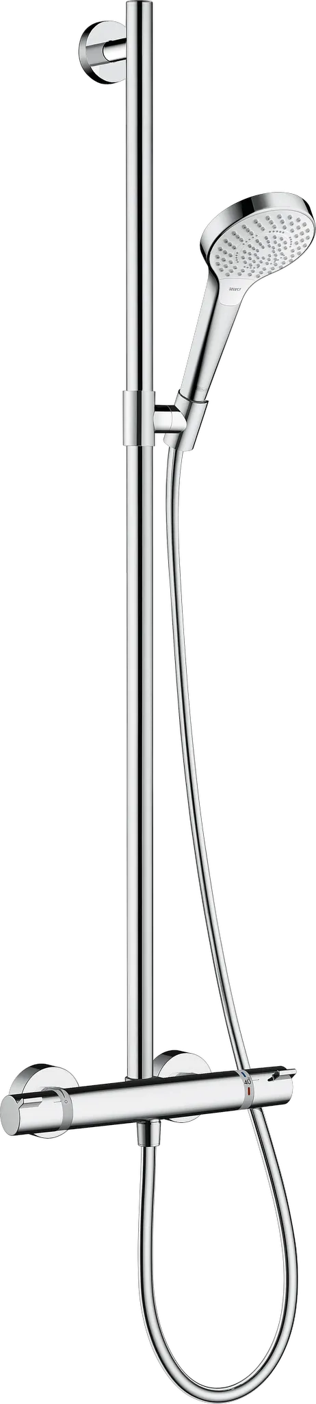 Hansgrohe Croma Select S SemiPipe Multi mit Thermostat, Weiß/Chrom Hansgrohe Croma Select S SemiPipe Multi mit Thermostat, Weiß/Chrom