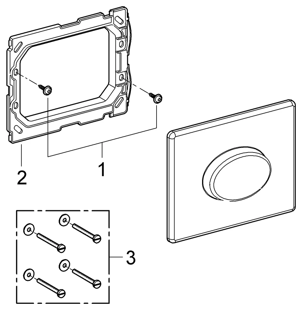 Grohe Skate Air WC-Betätigung 38565, 1-Menge, waagerecht, chrom Grohe Skate Air WC-Betätigung 38565, 1-Menge, waagerecht, chrom