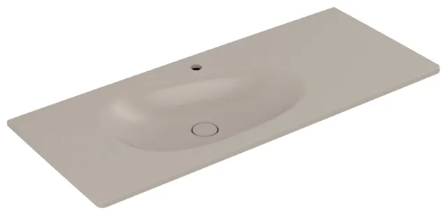 Villeroy & Boch Wandwaschtisch „Antao“ 1200 × 500 × 150 mm, für Becken links in Almond