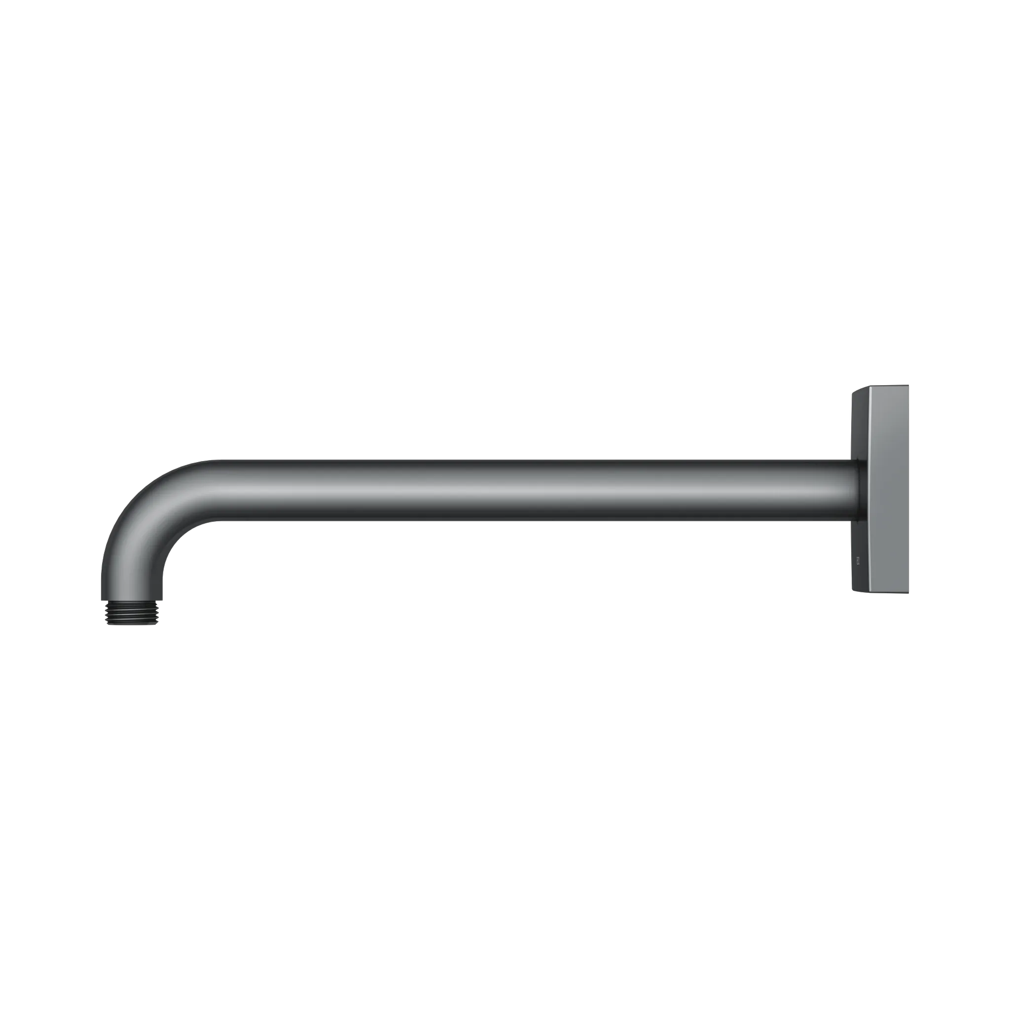 Edition 300 53088130302 Brausearm Wandanschluß eckig Ausladung 300 mm Schwarzchrom gebürstet