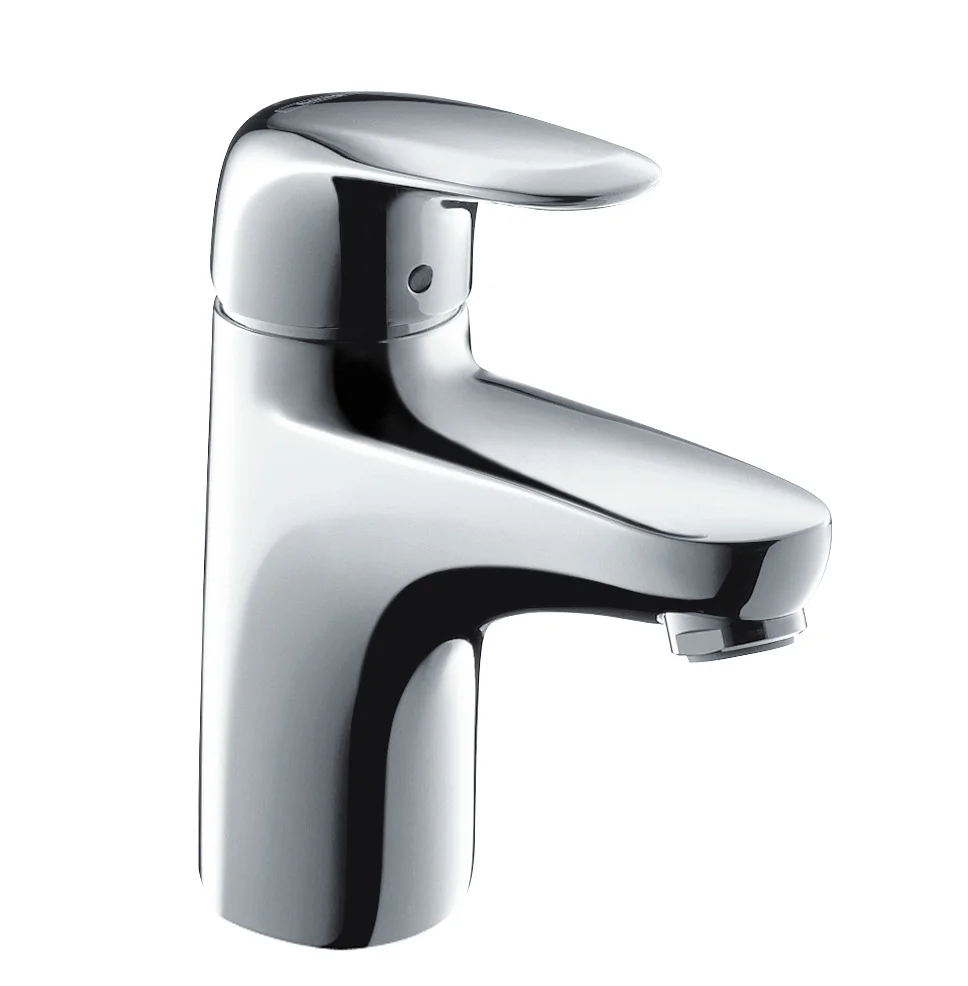 Hansgrohe Focus Einhebel-Waschtischmischer 70, Chrom, Ausladung 101 mm, Auslaufhöhe 53 mm, max. Durchflussmenge 5 l/min