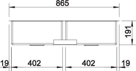 BLANCO CLARON 400/400-IF BLANCO CLARON 400/400-IF