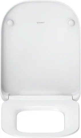 Duravit Univ. WC-Sitz Eckig Tief 448mm Ülap., Weiß