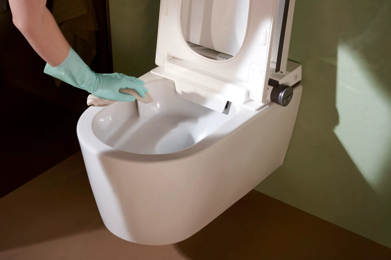 Hansgrohe LavaPura Element S Wand-Dusch-WC Komplettset, weiß, AquaHelix Flush, SmartClean, HygieneEffect Hansgrohe LavaPura Element S Wand-Dusch-WC Komplettset, weiß, AquaHelix Flush, SmartClean, HygieneEffect