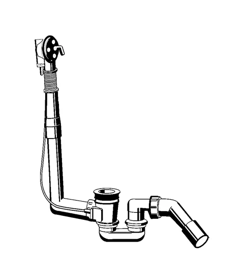 Kludi ROTEXA MULTI Ein-Ab-Überlaufgarnitur Rohbau-Set Neutral