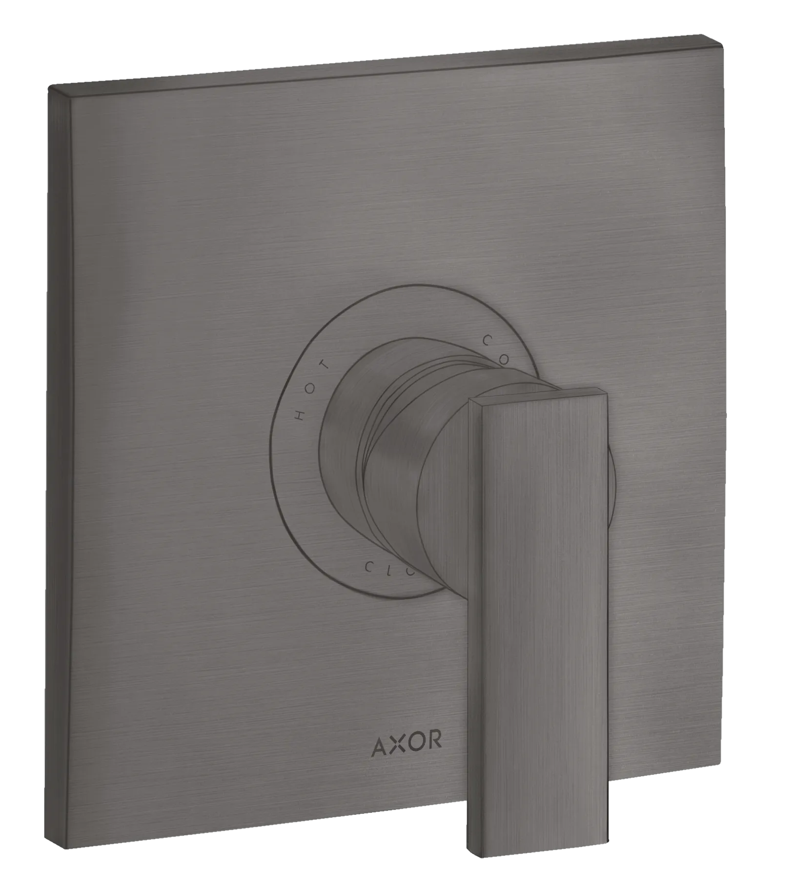 Hansgrohe AXOR Citterio Brausenmischer Unterputz, Brushed Black Chrome, Keramikmischsystem, einstellbare Temperaturbegrenzung, für Durchlauferhitzer geeignet Hansgrohe AXOR Citterio Brausenmischer Unterputz, Brushed Black Chrome, Keramikmischsystem, einstellbare Temperaturbegrenzung, für Durchlauferhitzer geeignet