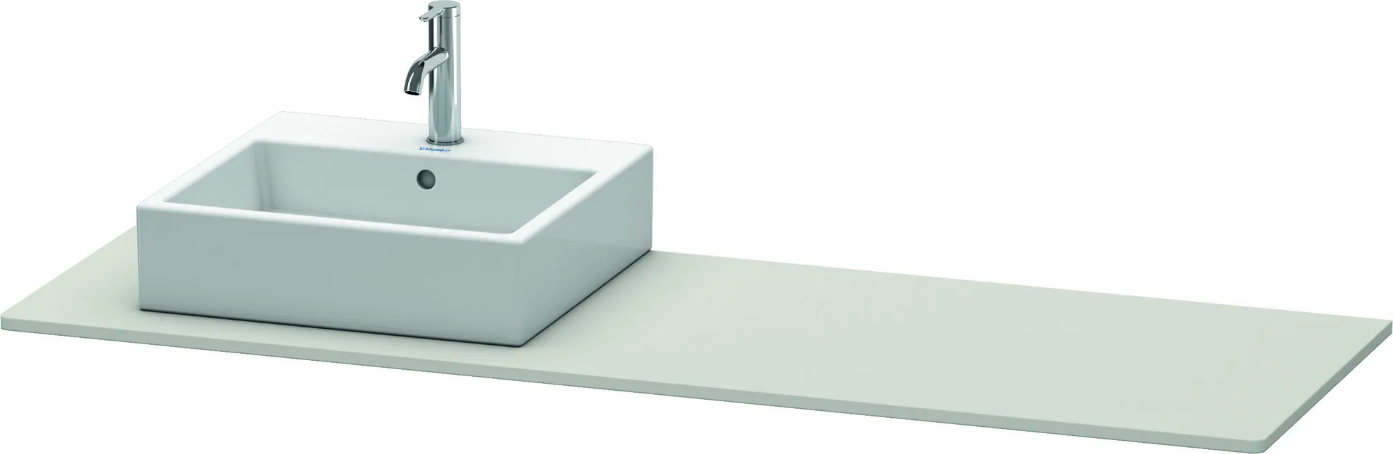 Duravit Konsole „XSquare“ in Betongrau Matt