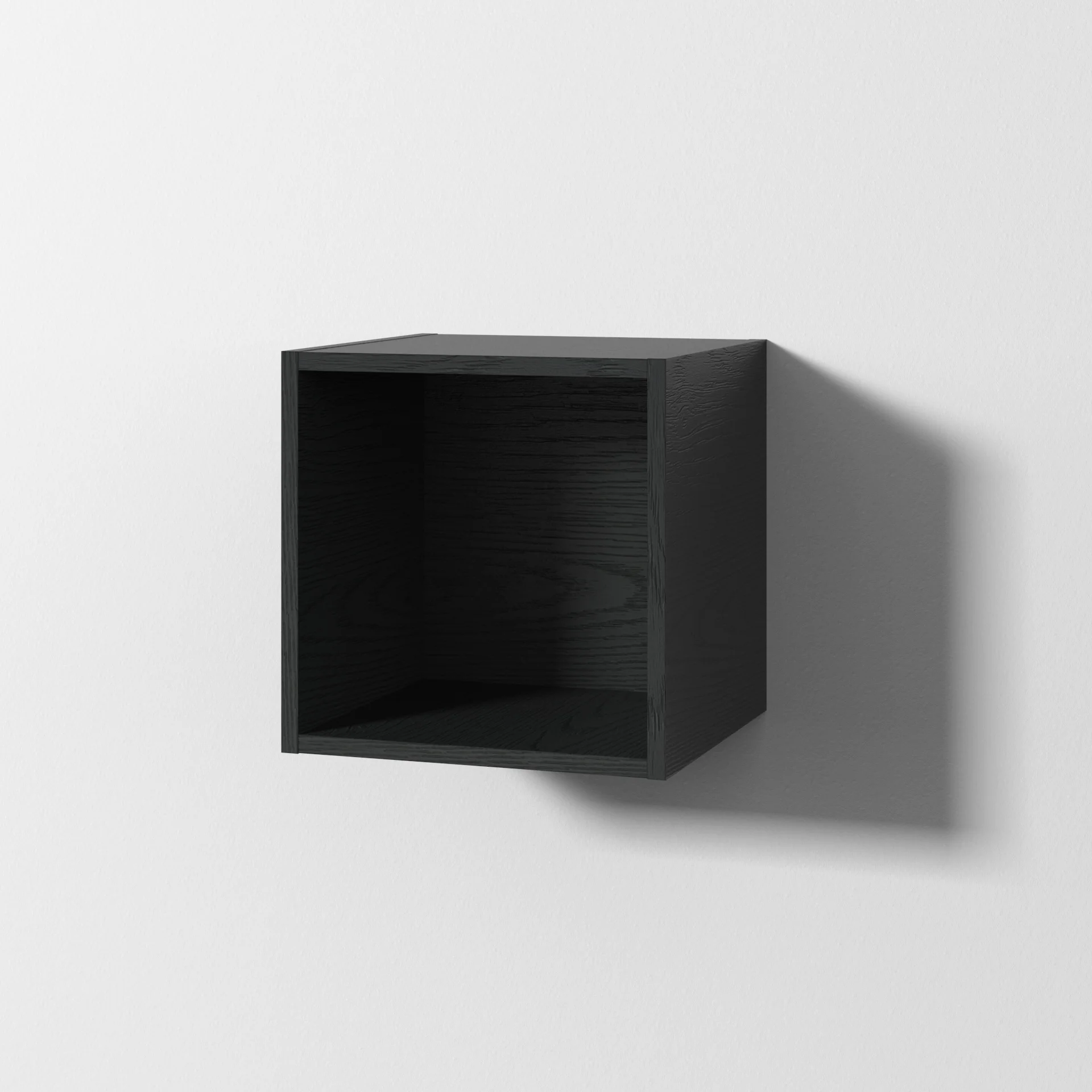 Sanipa Cubes Regalmodul offen Black-Oak 350x350x328 mm Sanipa Cubes Regalmodul offen Black-Oak 350x350x328 mm