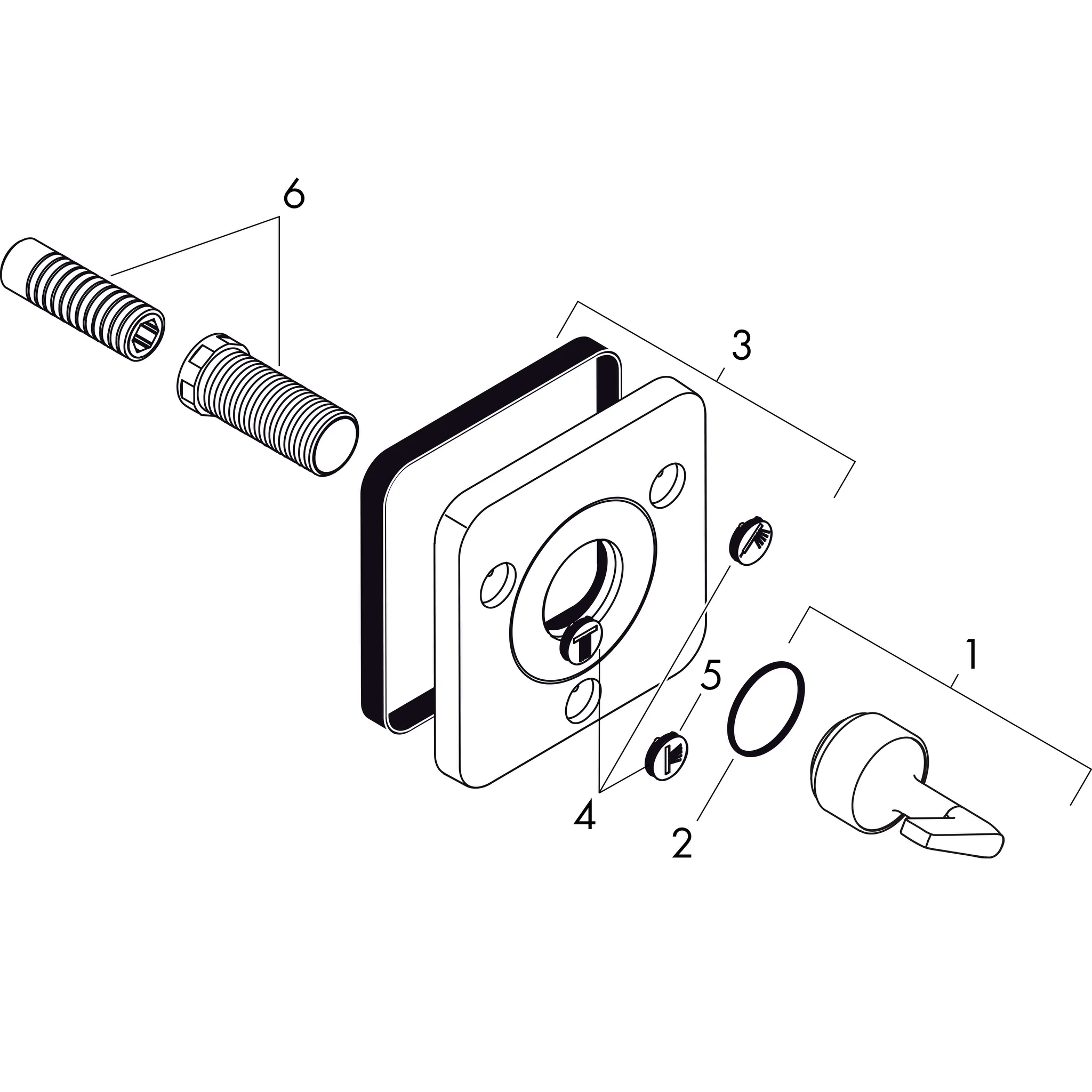Quattro Axor Citterio E Fertigset chrom Quattro Axor Citterio E Fertigset chrom