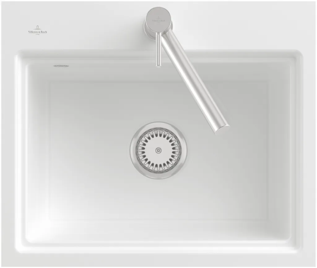 Villeroy & Boch Einbau-Küchenspülbecken „Subway Style“ 60 S 600 × 510 × 220 mm, für Becken rechts in Chromite Villeroy & Boch Einbau-Küchenspülbecken „Subway Style“ 60 S 600 × 510 × 220 mm, für Becken rechts in Chromite