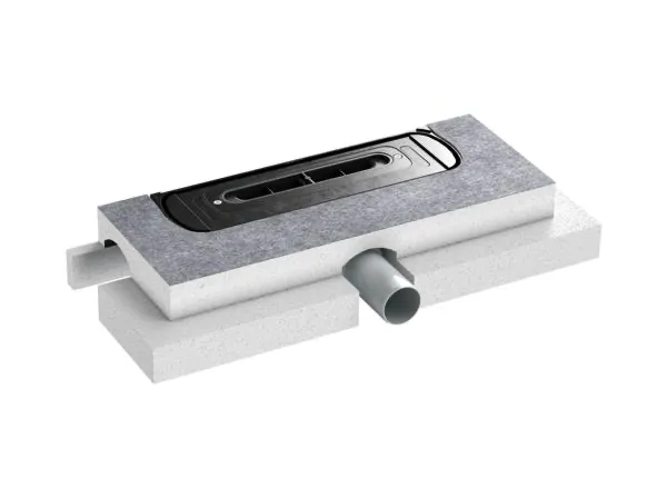 Ablaufgehäuse DallFlex EPS-montiert, DN 50