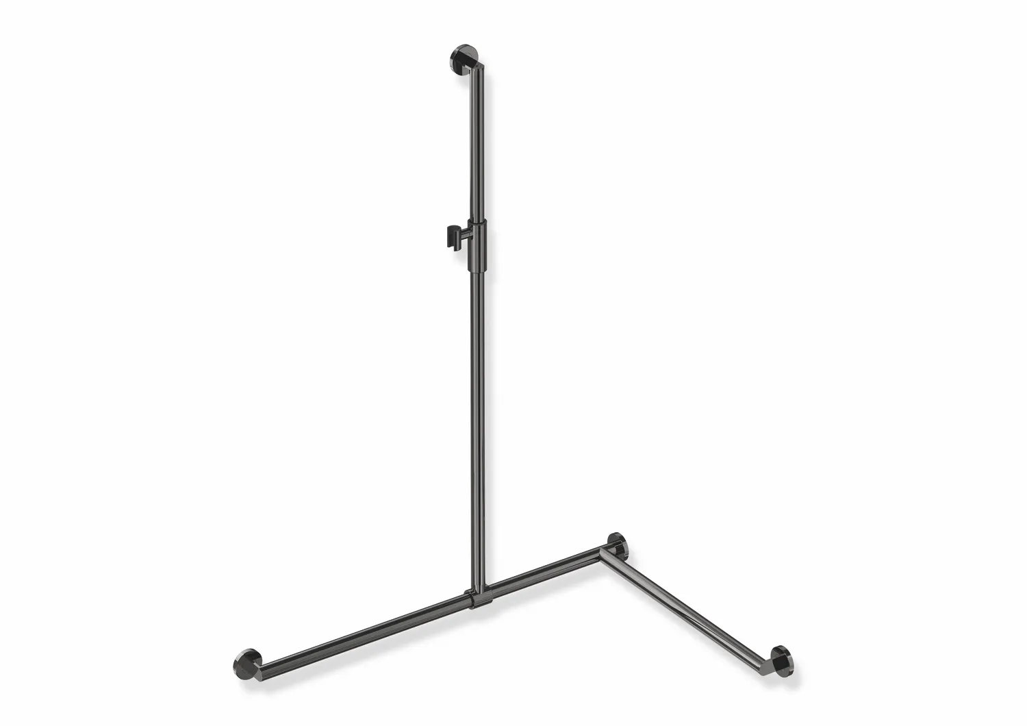 HEWI Duschhandlauf System 900 PG93, Edelstahl PVD, 1250 mm
