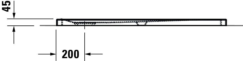Duravit rechteck Duschwanne „Tempano“ 120 × 80 cm 
