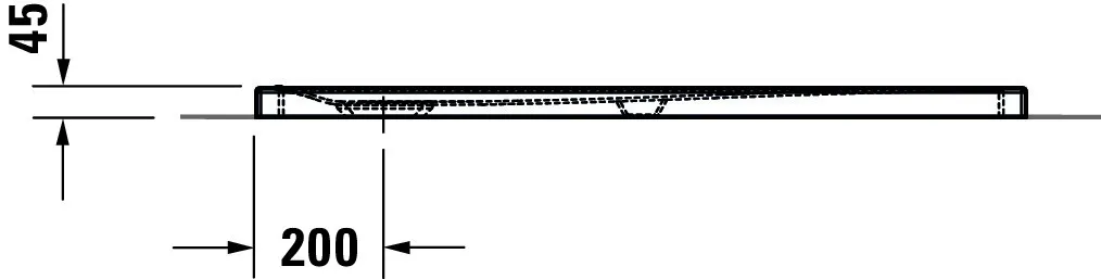 Duravit rechteck Duschwanne „Tempano“ 120 × 80 cm