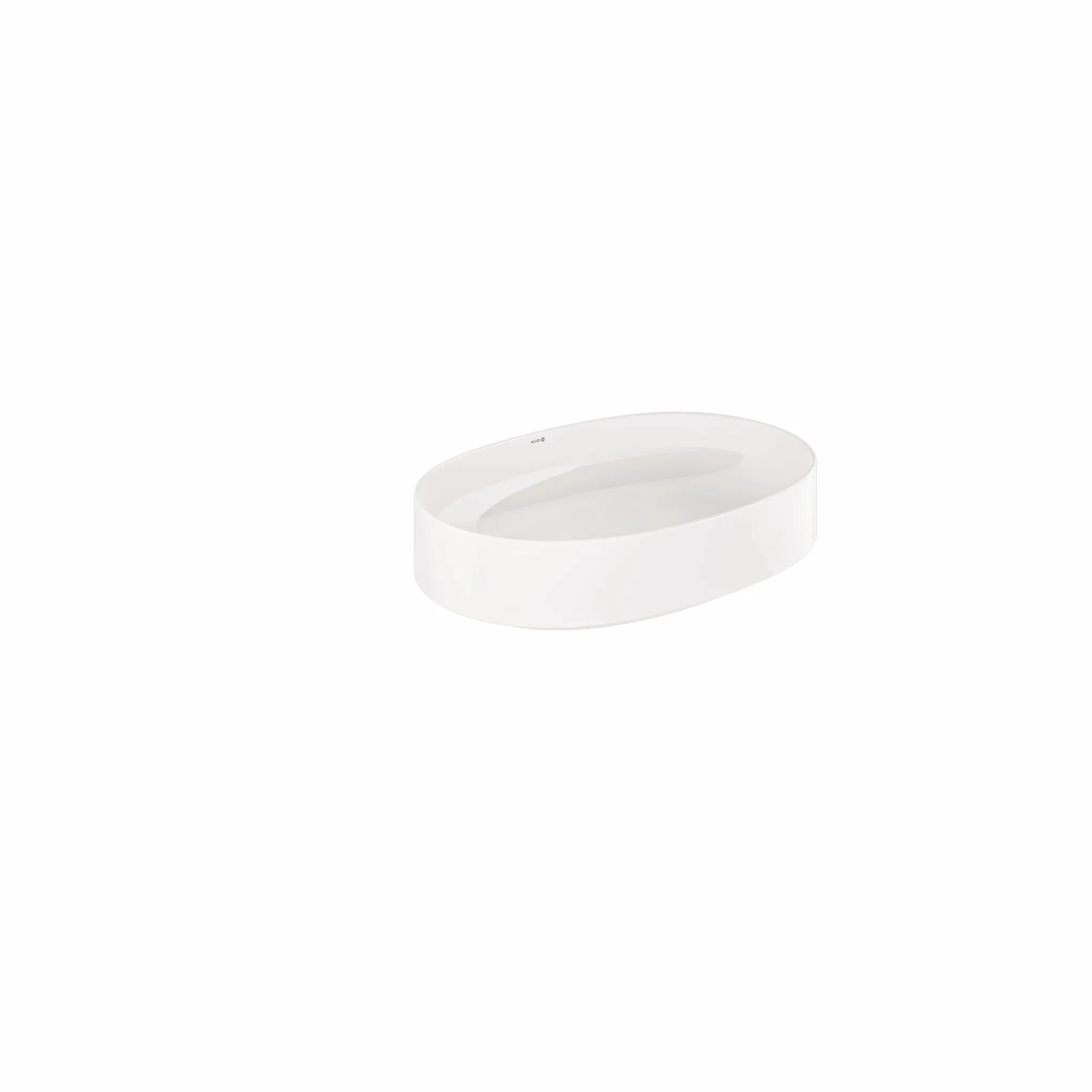 -RESA O Waschtisch 60 x 40 H14 cm Oval Mattschwarz