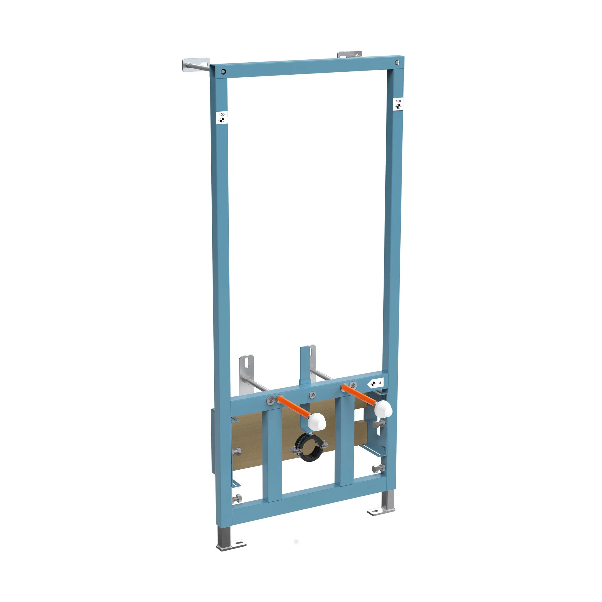 VitrA V-Fix Rahmen für die Trockenbauinstallation von Bidets, Wand-Bidets, Rahmenhöhe 112 cm VitrA V-Fix Rahmen für die Trockenbauinstallation von Bidets, Wand-Bidets, Rahmenhöhe 112 cm