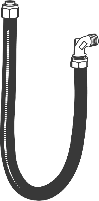 Anschlussgarnitur Talentofill 28993, DN 20, mit 1,5 m-flexiblem Anschlussrohr