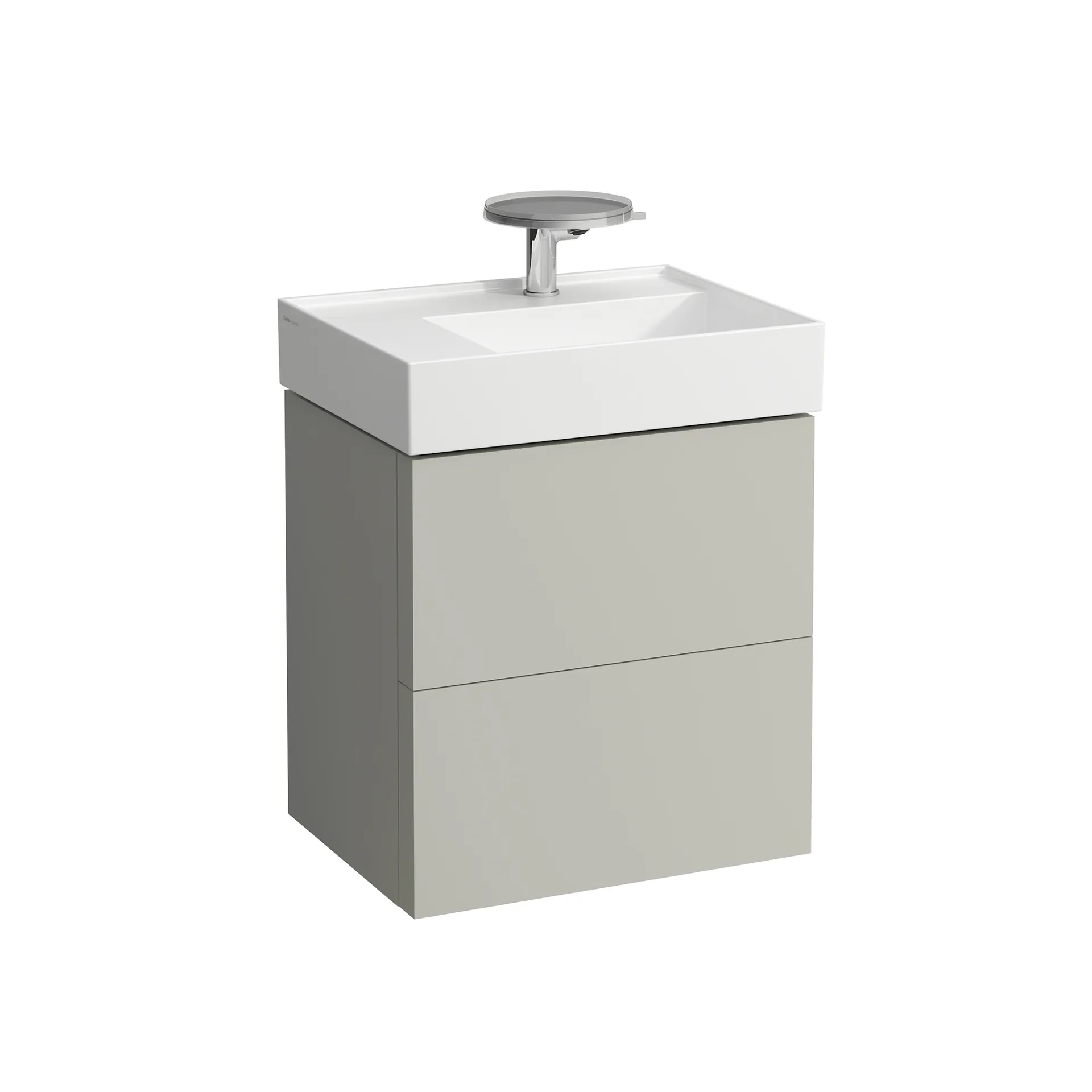 Laufen Waschtischunterbau „Kartell“ 450 × 600 × 580 mm Kieselgrau Laufen Waschtischunterbau „Kartell“ 450 × 600 × 580 mm Kieselgrau