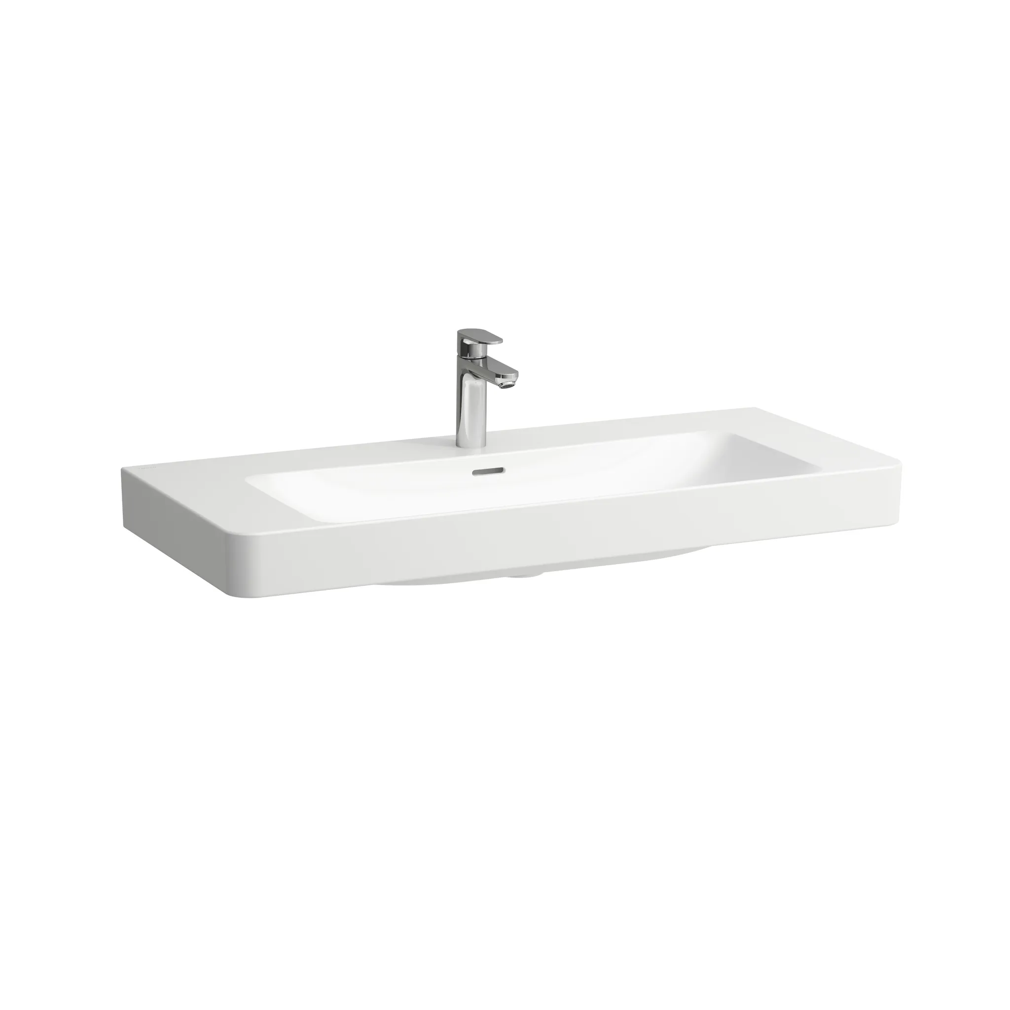 PRO X Aufsatz-Waschtisch 816869 1HL m. mÜL, 1050x465, weiß