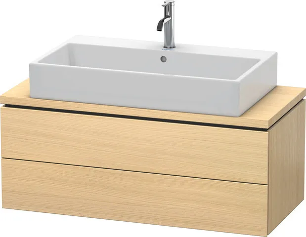 Duravit Waschtischunterschrank wandhängend „L-Cube“ 102 × 40 × 47,7 cm Mediterrane Eiche