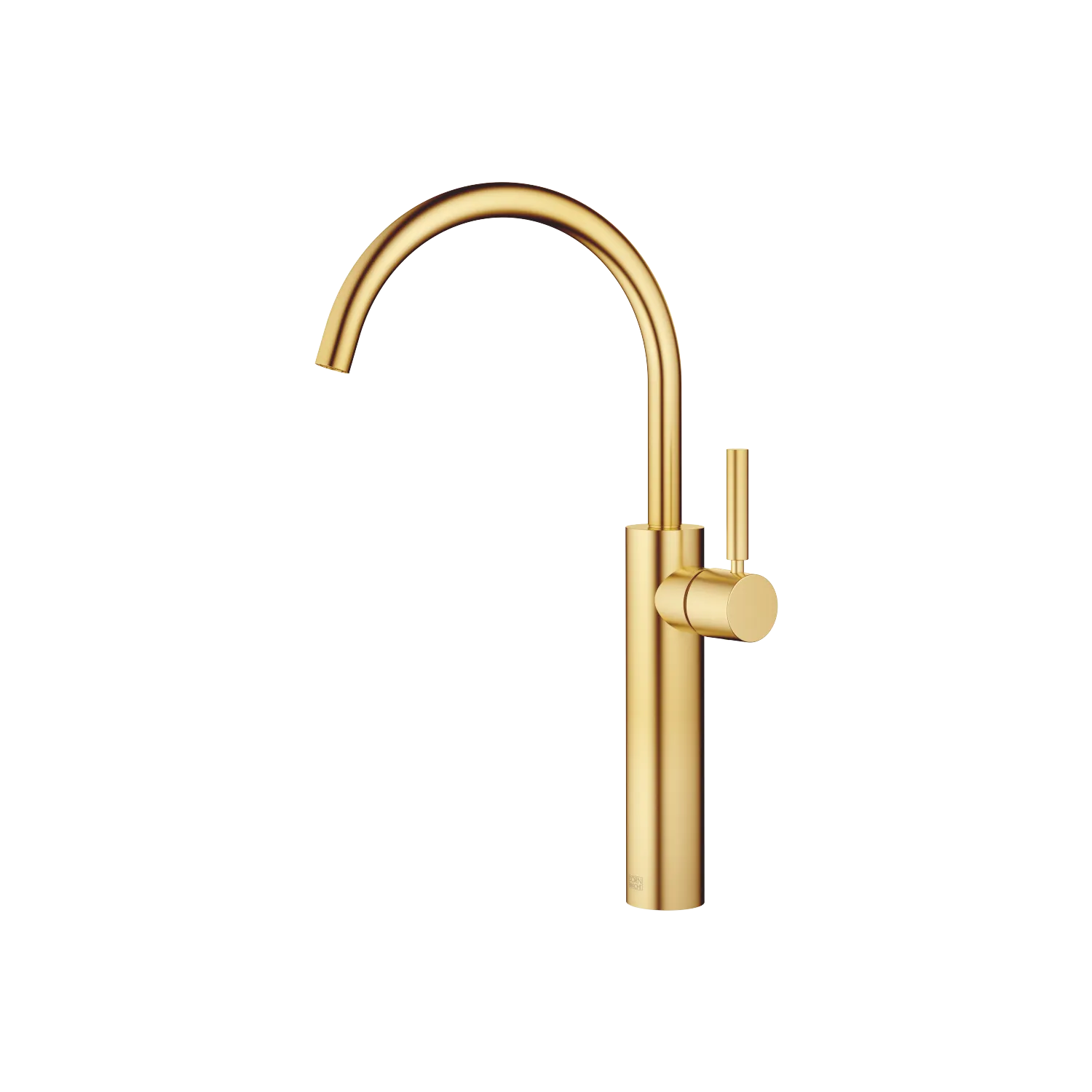 Dornbracht META Waschtisch-Einhandbatterie Gold gebürstet PVD, Ausladung 201 mm, Armaturenhöhe 397 mm, Bohrungsdurchmesser 35 mm