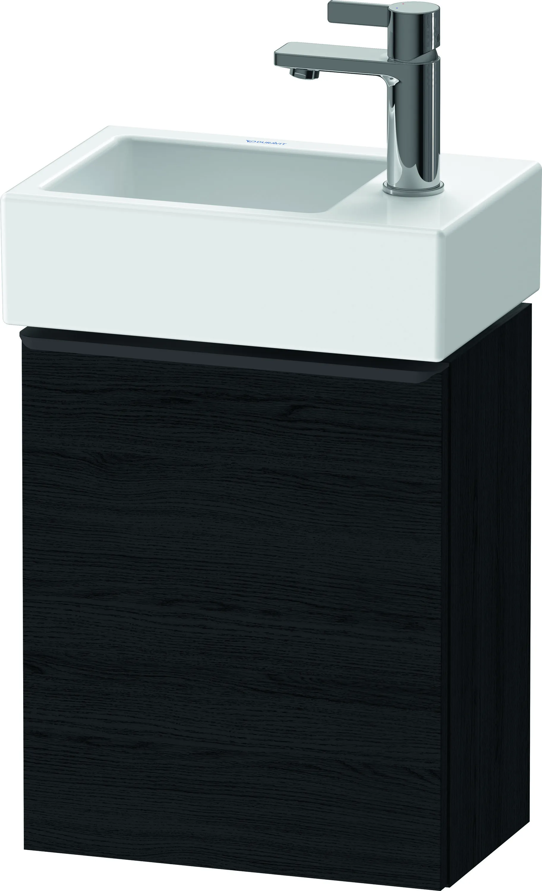 Duravit Waschtischunterschrank wandhängend „D-Neo“ 36,4 × 44 × 22,2 cm in Eiche Schwarz