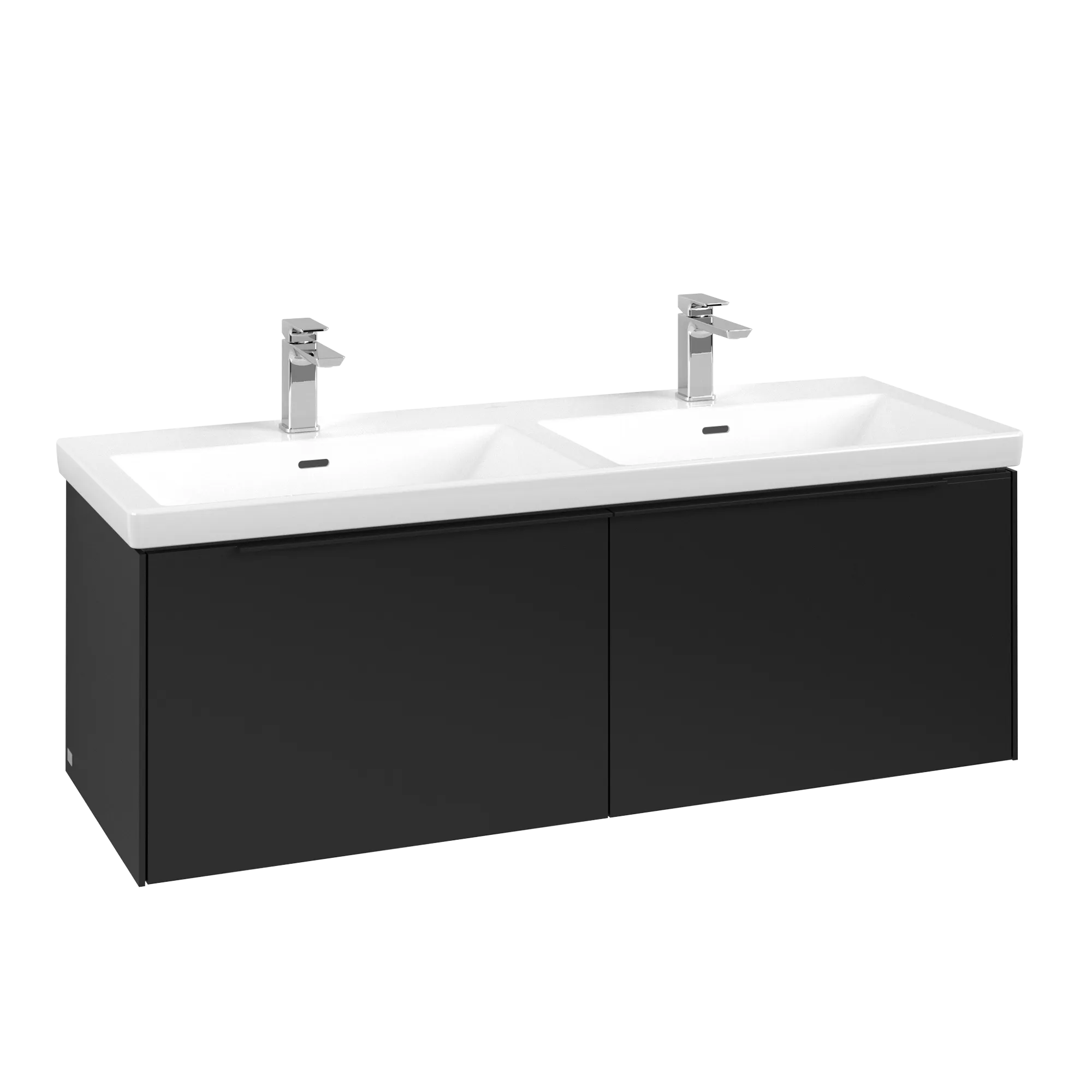 Villeroy & Boch Subway 3.0 Waschbeckenunterschrank, 1272 x 429 x 478 mm, Volcano Black