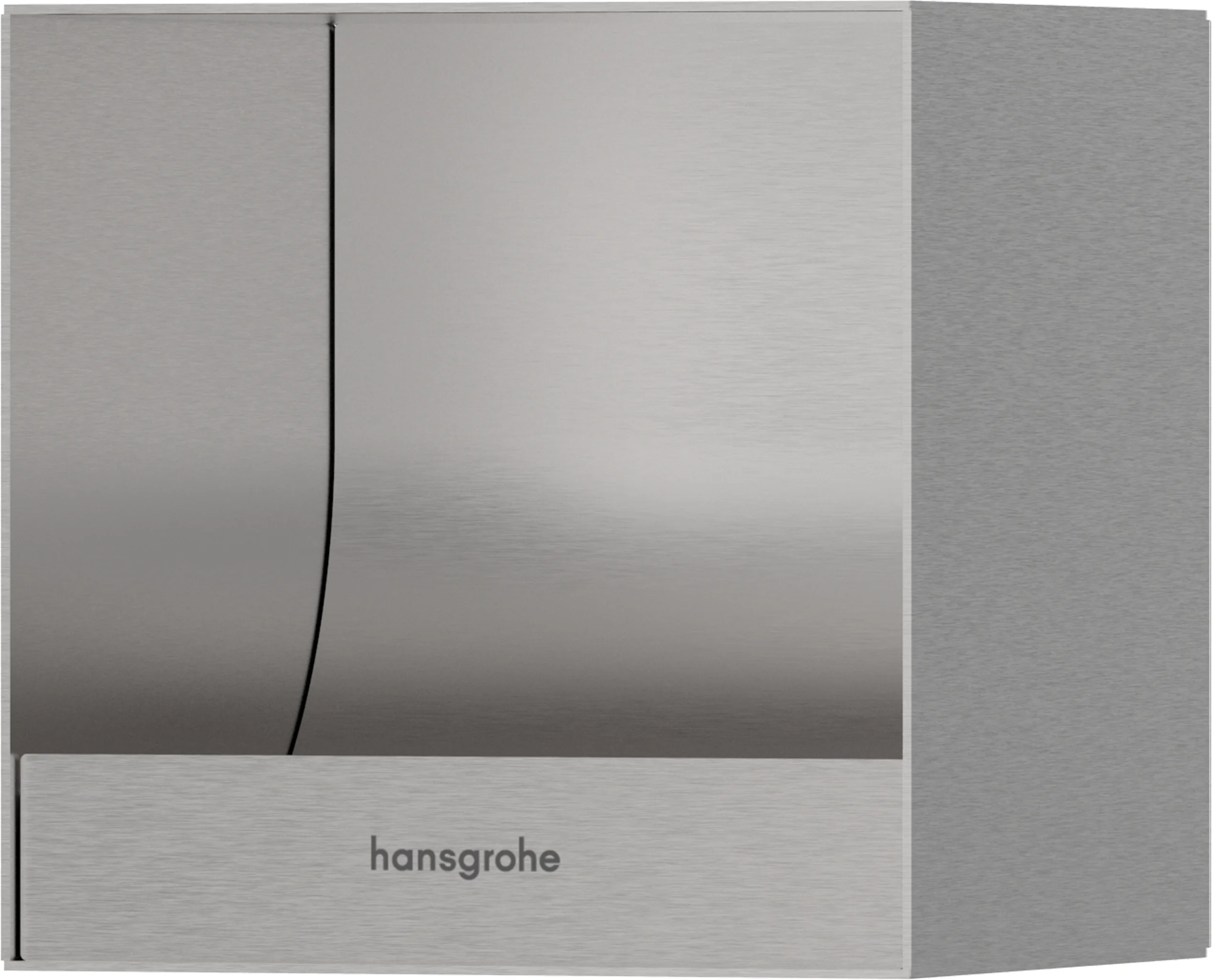 Hansgrohe XtraStoris Original Einbautoilettenpapierhalter Edelstahl gebürstet 150x150x140 mm Hansgrohe XtraStoris Original Einbautoilettenpapierhalter Edelstahl gebürstet 150x150x140 mm