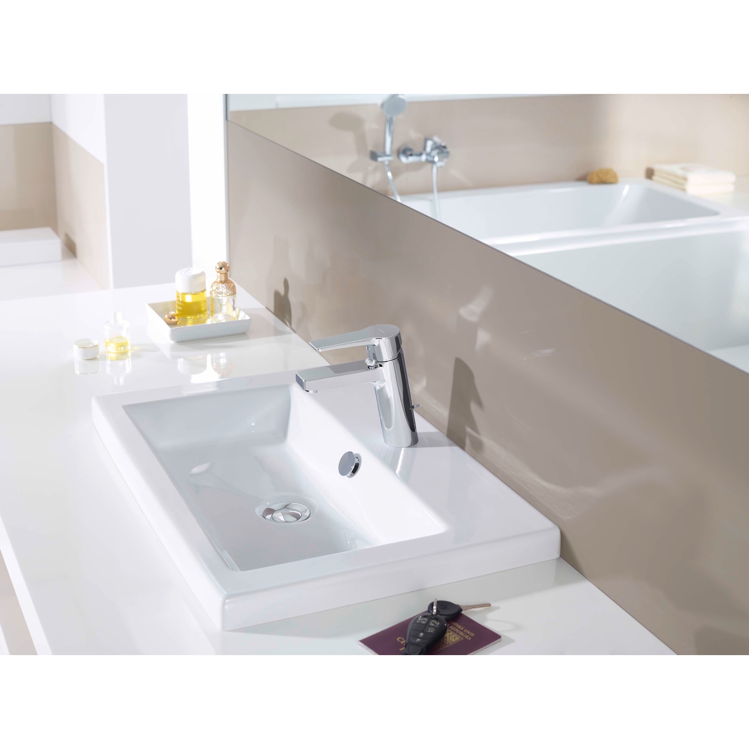 Einhand-Waschtischarmatur „Twist XL“ Ausladung 123 mm in Chrom Einhand-Waschtischarmatur „Twist XL“ Ausladung 123 mm in Chrom