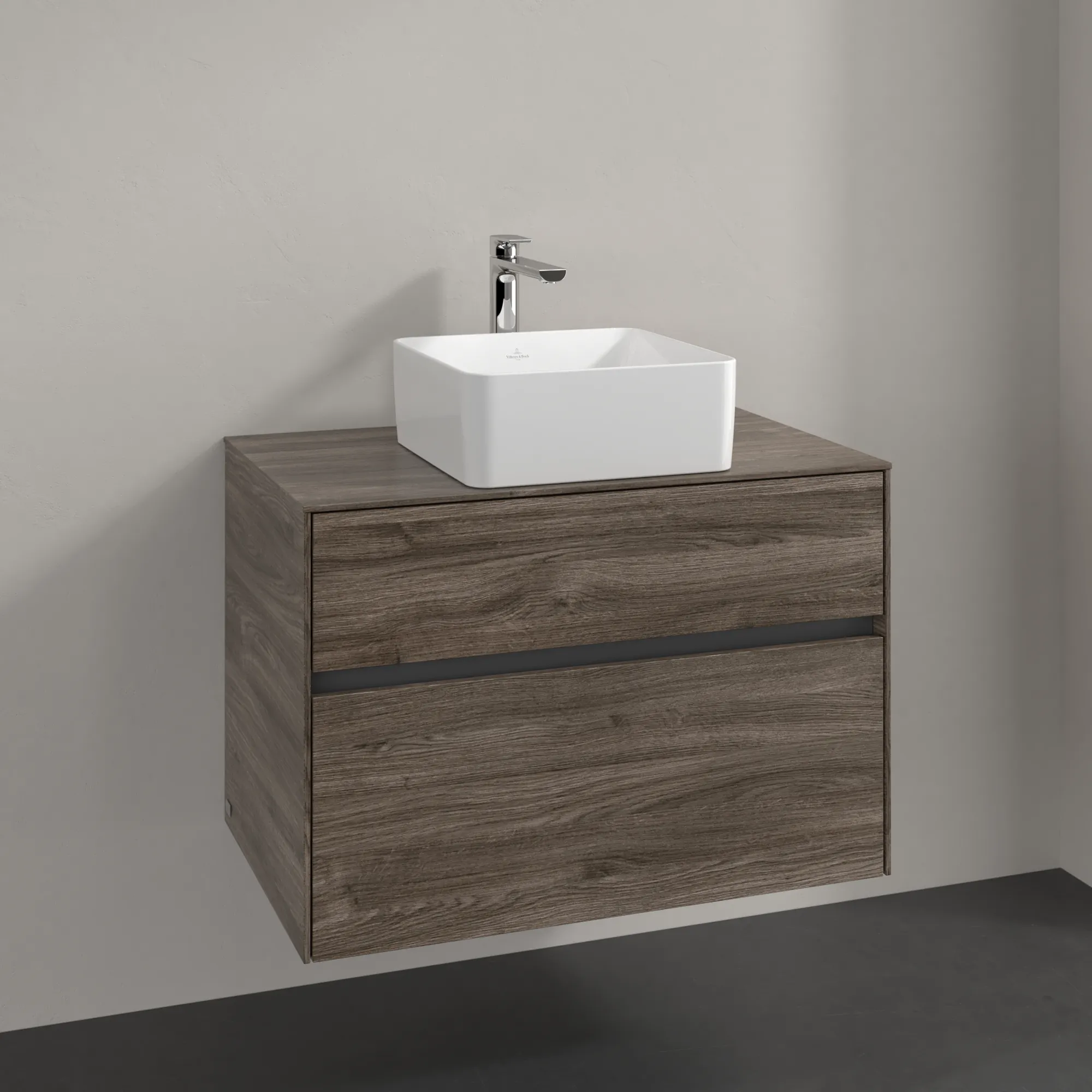 Villeroy & Boch Collaro Waschbeckenunterschrank C03700 800x548x500mm Stone Oak Villeroy & Boch Collaro Waschbeckenunterschrank C03700 800x548x500mm Stone Oak