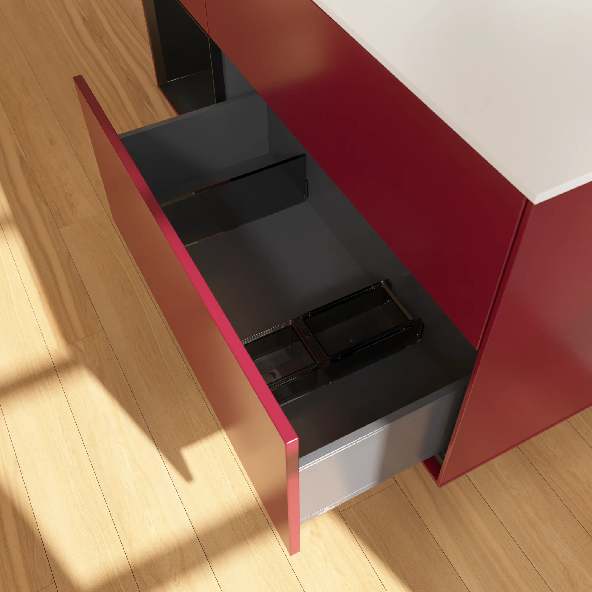Villeroy & Boch Waschtischunterschrank „Finion“ für Schrankwaschtisch 1200 × 603 × 501 mm Peony Matt Lacquer, für Becken mittig, mit Hahnlochbohrung