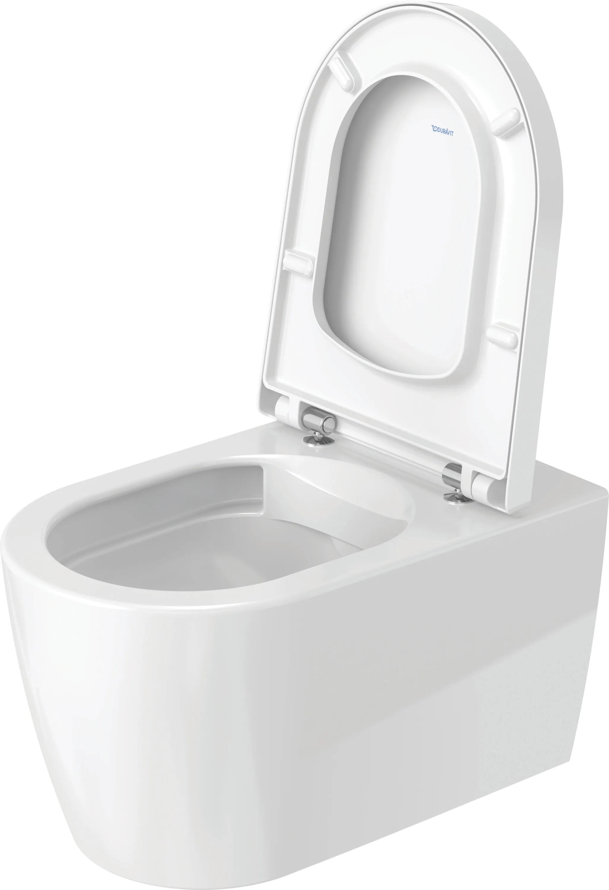 Duravit Wand-Tiefspül-WC inkl. WC-Sitz „ME by Starck“ 37,35 × 57 × 39,5 cm, Befestigung sichtbar