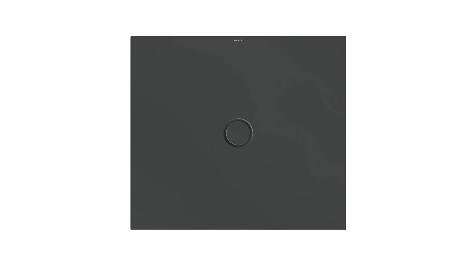 Bette rechteck Duschwanne „BetteFloor“ 1000 × 900 mm ohne Oberflächenbeschichtung, ohne Oberflächenveredelung, ohne Wannenträger, in Schwarz