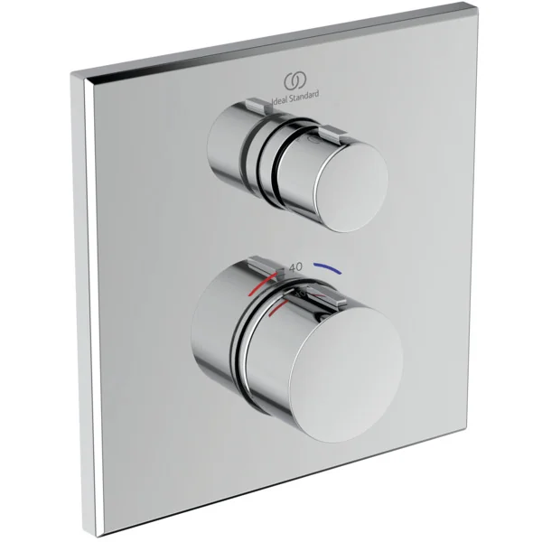 Ideal Standard Ceratherm Navigo Unterputz-Thermostat für Wanne & Dusche, Chrom, 1 Verbraucher
