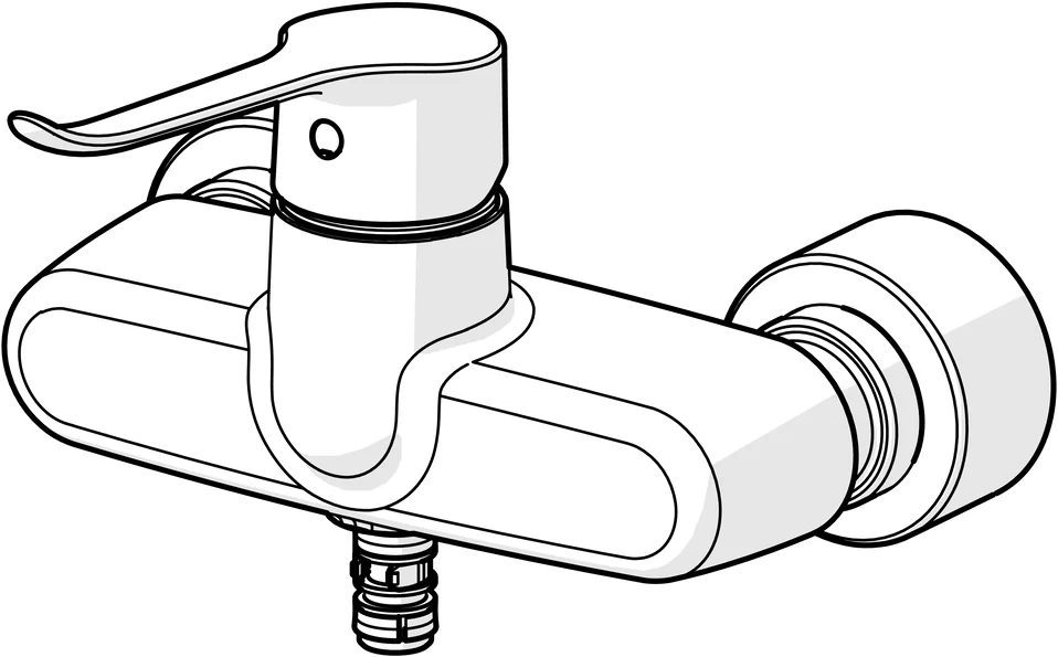 HansaCLINICA Waschtischbatterie HansaCLINICA Digital+ 0155 Bluetooth Chrom