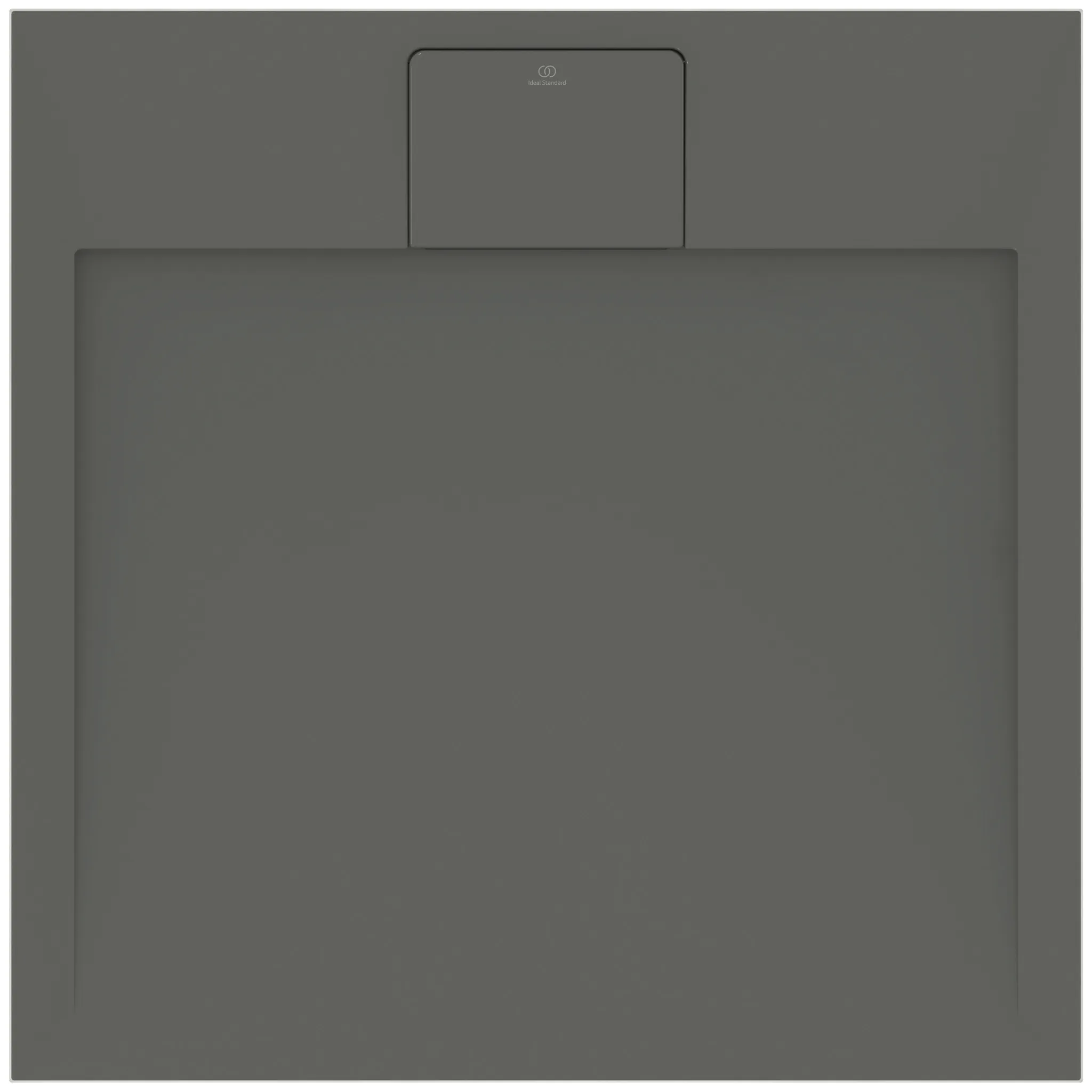 Ideal Standard Quadrat-Brausewanne Ultra Flat S i.life, 700x700x30 mm, Quarzgrau Ideal Standard Quadrat-Brausewanne Ultra Flat S i.life, 700x700x30 mm, Quarzgrau