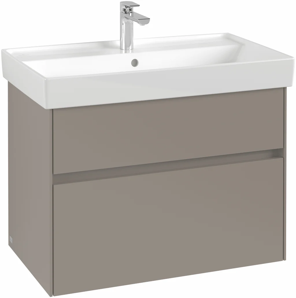 Villeroy & Boch Collaro Waschbeckenunterschrank, 754x546x444 mm, Wine Red