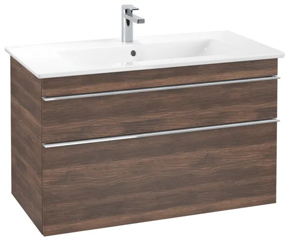 Villeroy & Boch Waschtischunterschrank „Venticello“ für Schrankwaschtisch 95,3 × 59 × 50,2 × 50,2 cm Arizona Oak, mittig