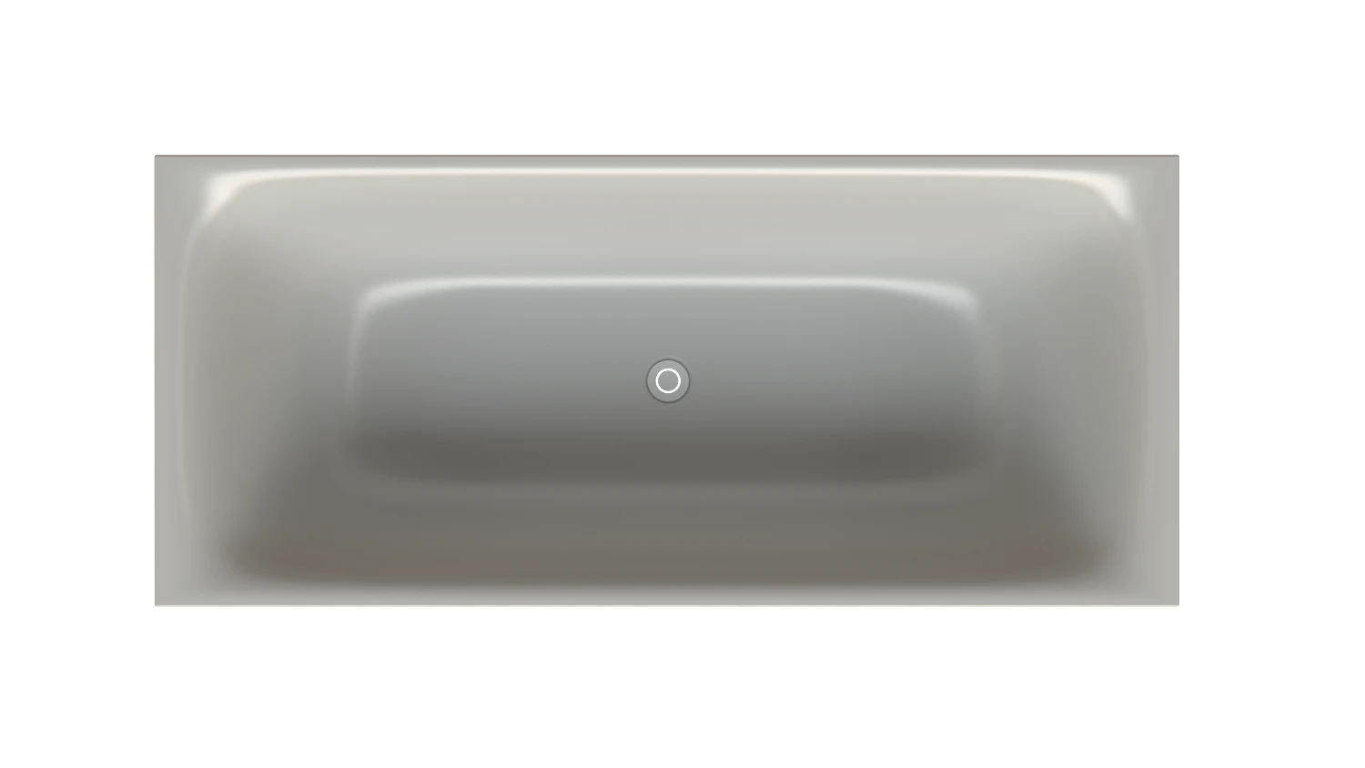 Bette Badewanne „BetteLux Shape“ rechteck 170 × 75 cm in Flanell