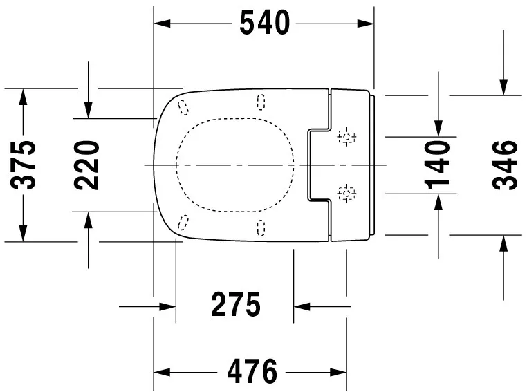 Duravit WC-Sitz mit Unterdusche (elektrisch) „SensoWash® Slim“