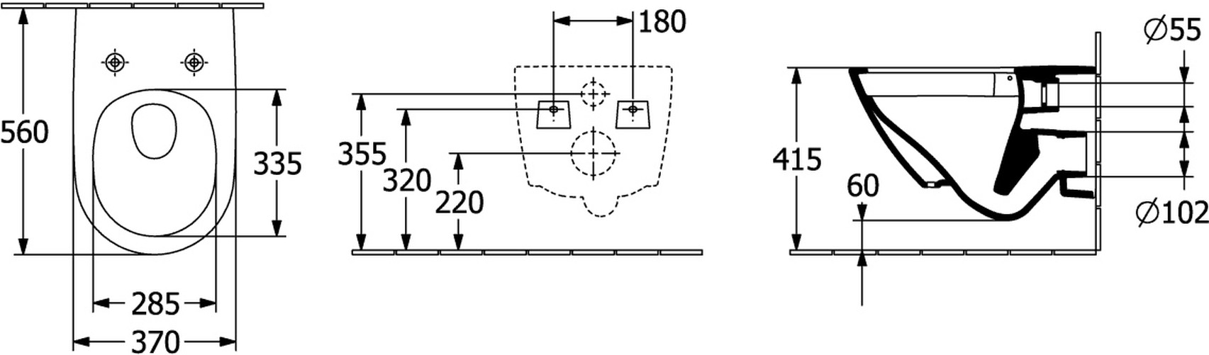 Komplettset Subway3.0 C+ mit SitzSlimSeat, Element, VB-Platte und Schallschutzset Komplettset Subway3.0 C+ mit SitzSlimSeat, Element, VB-Platte und Schallschutzset