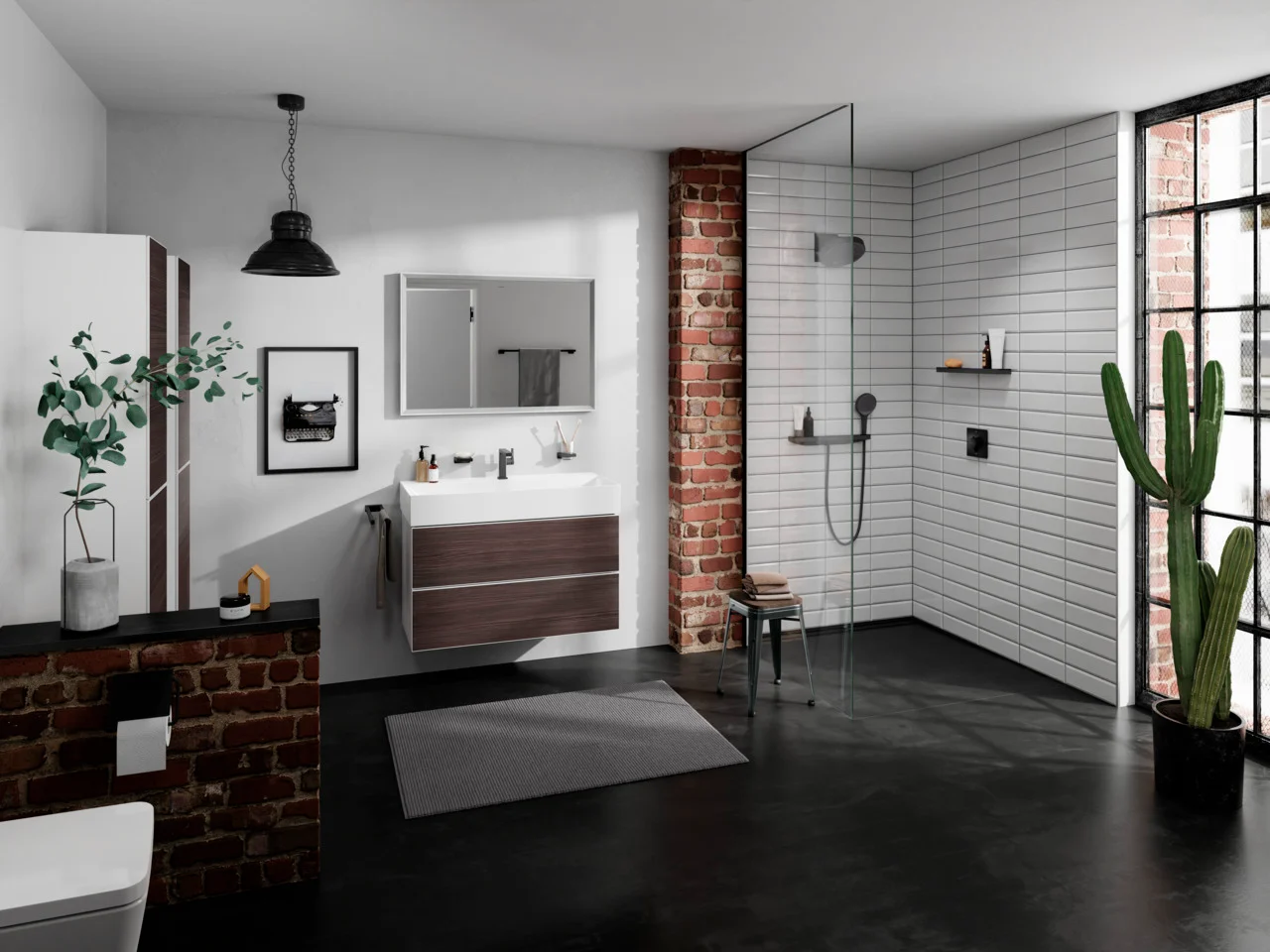 Hansgrohe Xarita E Spiegel 1000/700/50 mit LED-Beleuchtung, kapazitiver Berührungssensor, Mattweiß