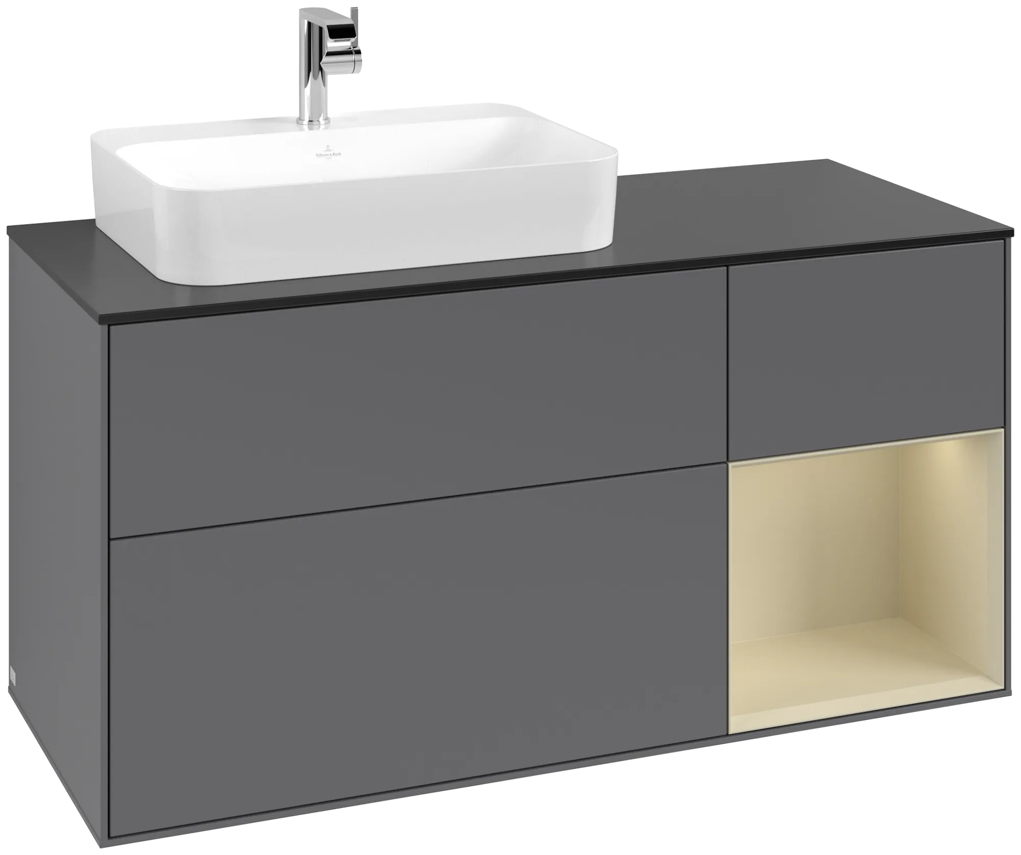 Villeroy & Boch Finion Waschbeckenunterschrank G40, anthrazit