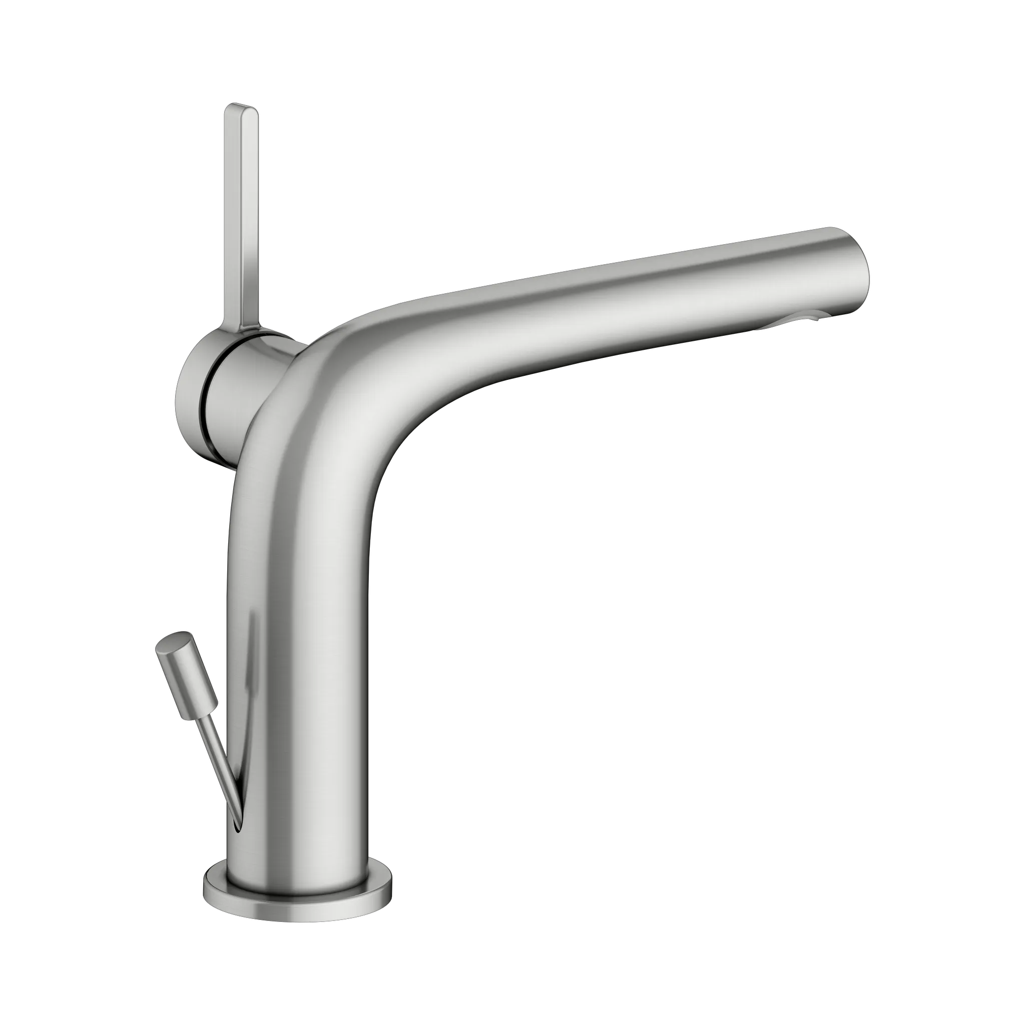 KEUCO EDITION 400 Einhebel-Waschtischmischer 120 mit Zugstangen-Ablaufgarnitur Edelstahl-finish KEUCO EDITION 400 Einhebel-Waschtischmischer 120 mit Zugstangen-Ablaufgarnitur Edelstahl-finish