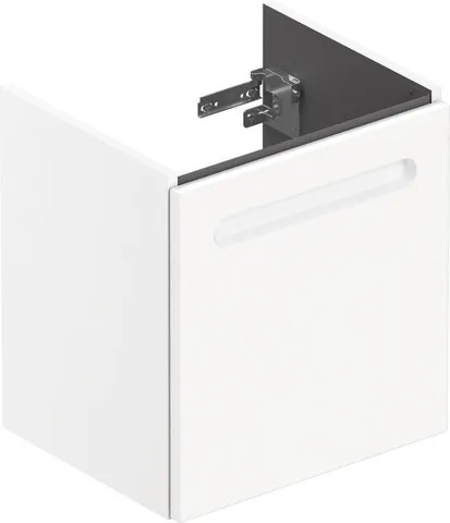 Duravit Waschtischunterschrank wandhängend „No.1“ 44 × 47,8 × 38,6 cm in Beton Matt